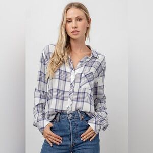 Rails Plaid Flannel Shirt Sz M